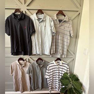 Men’s Polo Shirt Bundle - JCrew, Banana Republic, Am Eagle, Puma & Polo All XL